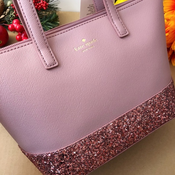🌟NWT Kate Spade Ina Greta Court Glitter Satchel - Picture 5 of 8